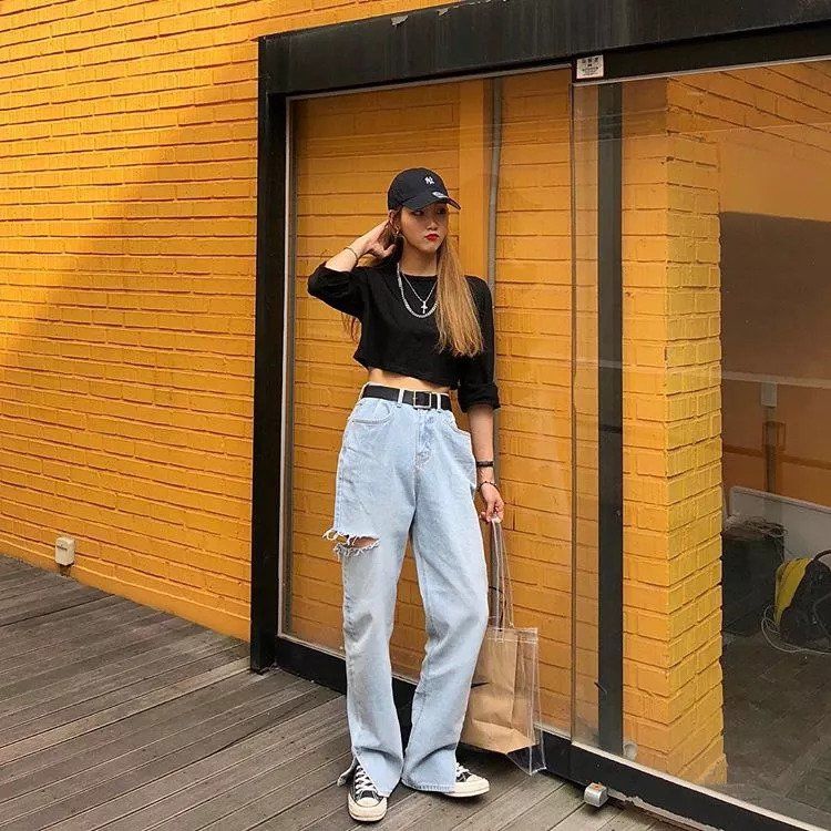 技巧丨性感就在这5cm，这位韩妞的腰瘦美学穿搭，教你把腰穿出来