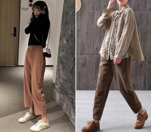  「女生」下半身偏胖，腿粗的小个子女生，试试这5种显瘦裤型，把缺点遮住