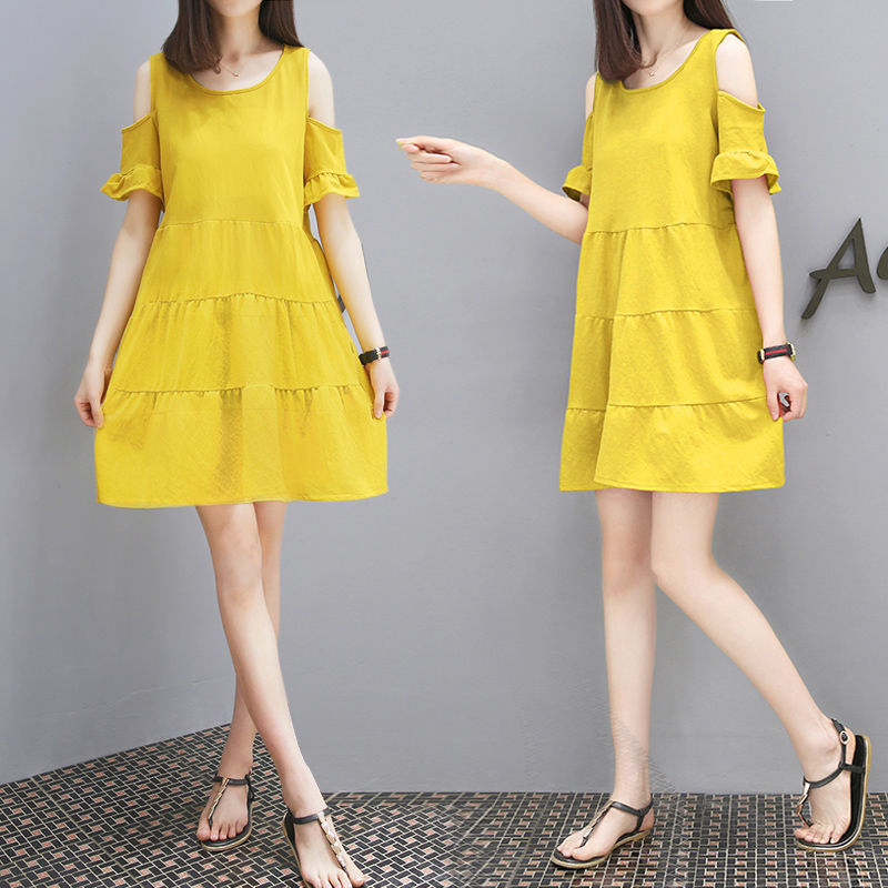 1米5几小个子少穿长裙，显俗矮!新出的A字裙，超显腿长