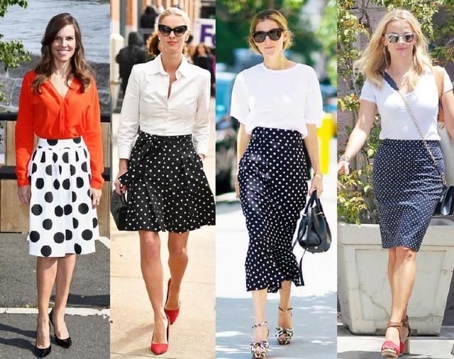没条波点裙都不好意思出门，36套示范搭配，跟着时髦精穿就行