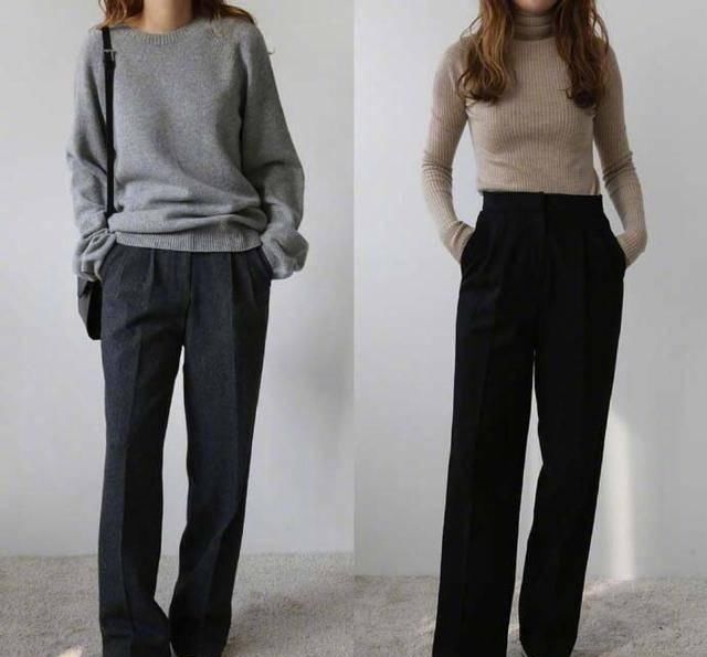  「穿着」还在担心上班没有衣服穿吗？极致简约风有话说，完全的遮肉又气质