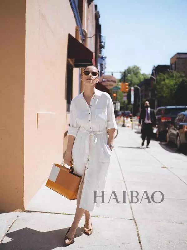 夏天就要穿清爽的白色!小白裙小白鞋穿起来又瘦又仙!