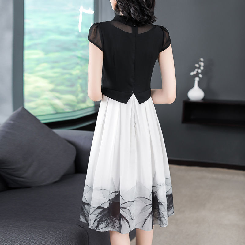 女人味都靠穿出来!优雅雪纺套裙，垂坠感十足，举手投足有女人味