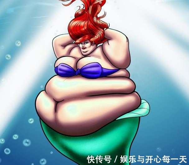 当迪士尼公主们吃成大胖子后，谁最丑呢，你猜