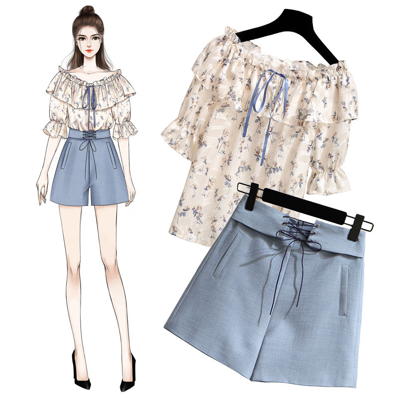 比裙子更舒适，比阔腿裤更洋气，刚上市的短裤套装，美的嫩上添嫩