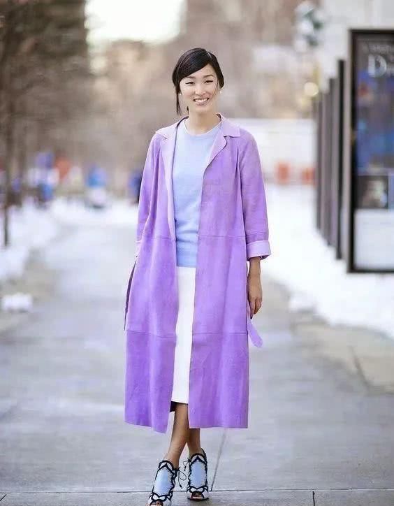  『雅致』平时出行如何穿？溫柔舒服才是硬道理，那么穿香芋色雅致又当然