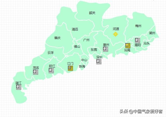  胚胎：台风玲玲的胚胎接近广东，多地挂起白色预警！华南暴雨马