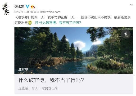 丁磊大骂《逆水寒》制作团队，官博花式辟谣，都是有组织的炒作?