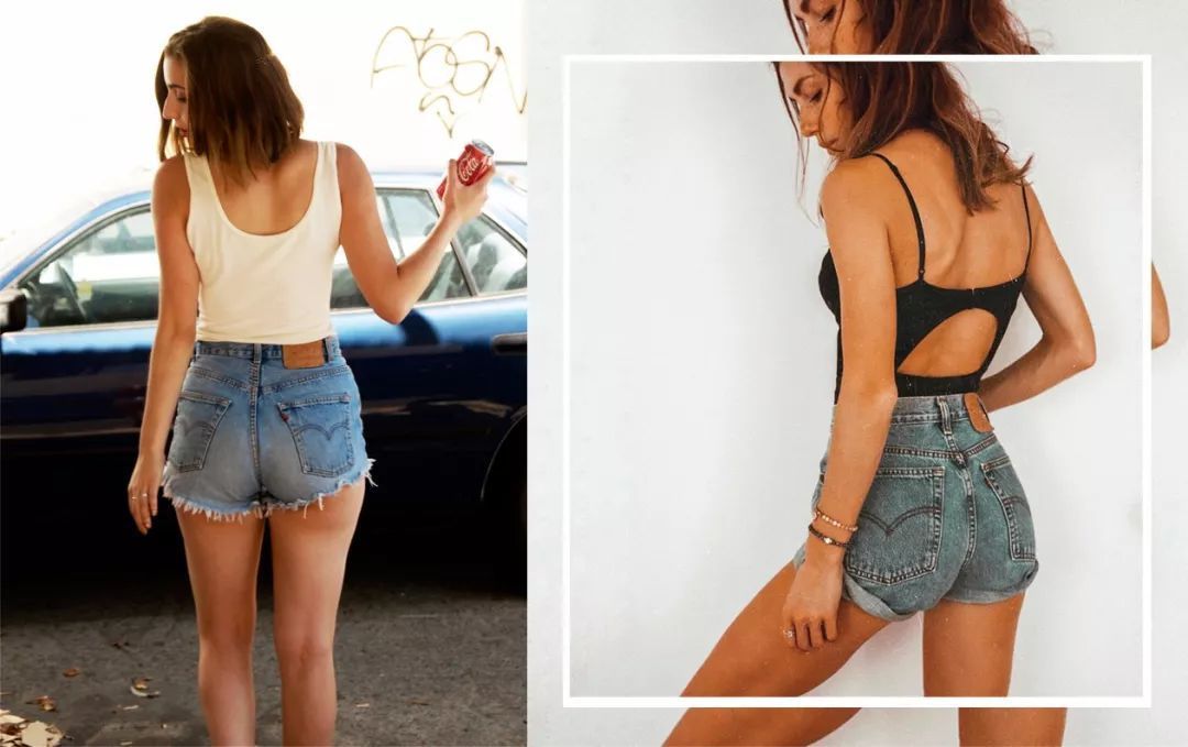 选对了才知道，牛仔短裤真的可以穿出长腿、小蛮腰！