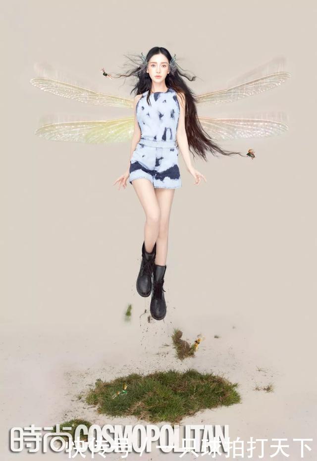 Oui系列黄金@Angelababy的精灵造型火了,听说这是个人与自然的故事