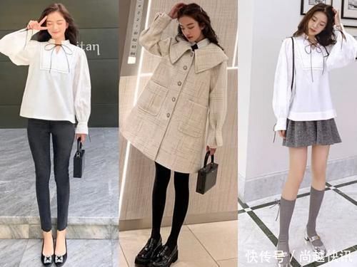  ＂m＂:＂b7a88a8527cbac33130a2350b1c6d5afec1531e8＂女孩子怎么能错过衬衫现在都流行这样的“混搭”，又潮又显瘦