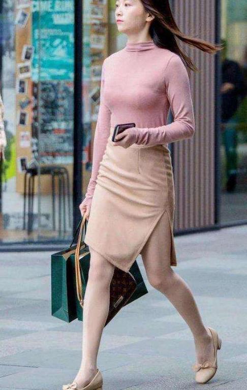 街拍: 7位高颜值的美女, 图3风姿绰约, 图6楚楚可人