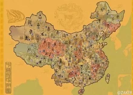 中国姓氏分布图曝光，看看自己的根在哪？