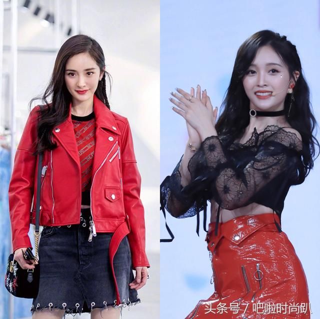 杨幂都不敢穿的衣服被吴宣仪穿上身，结果直接美爆了，差距立显！
