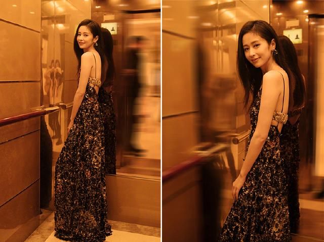 颖儿钟楚曦撞衫，穿同款吊带亮片裙，一个小家碧玉一个却大气成熟