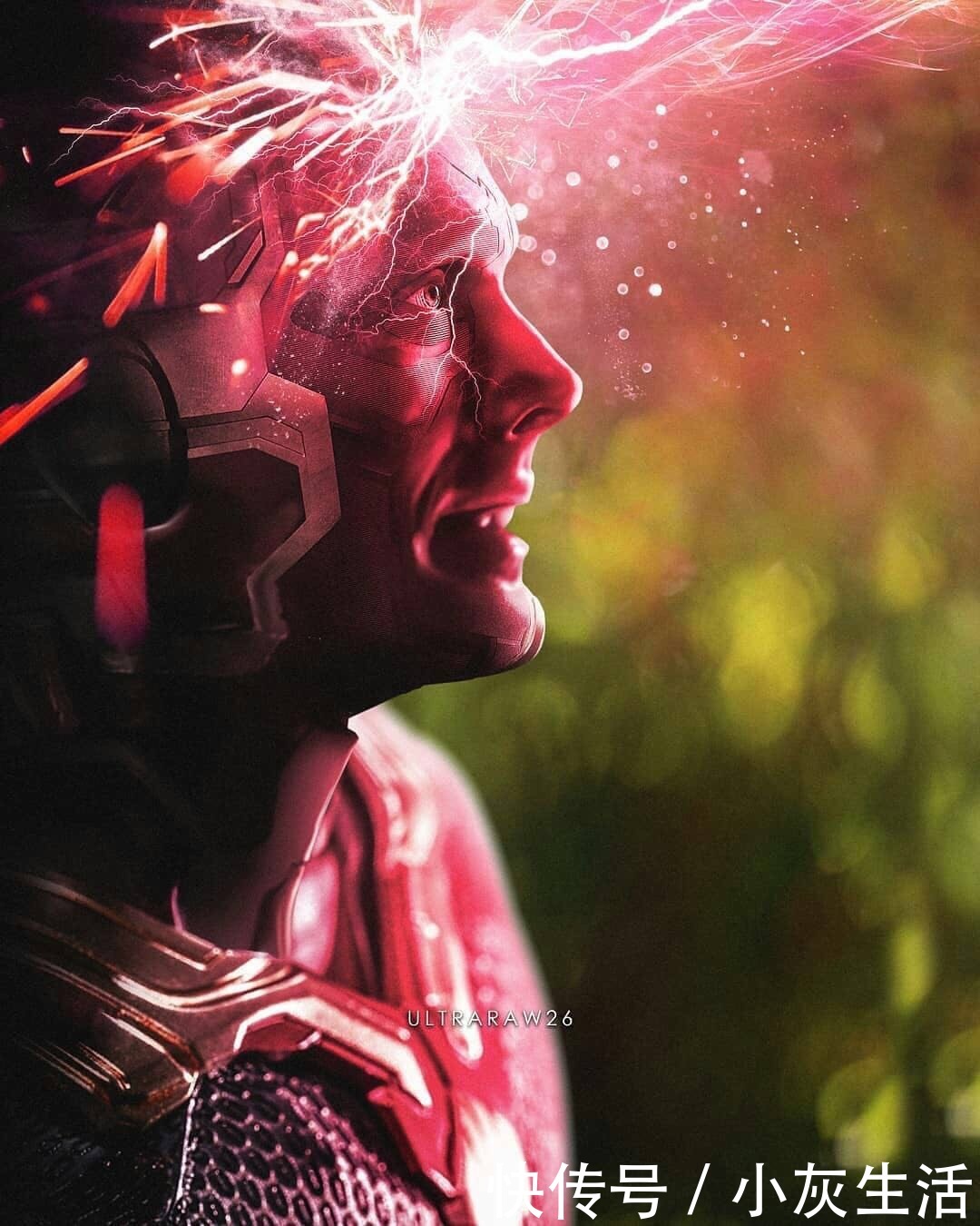 一组超虐心《复联3》图片,妮妮被灭霸一刀刺穿