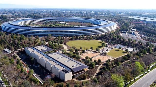 苹果最新总部“飞船校园”的幕后照片曝光，科技馆十足，多图