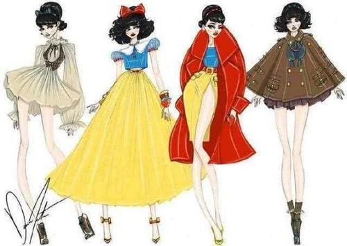 当迪士尼公主变时装模特后,宝嘉康蒂野性十足,爱洛女王范十足!