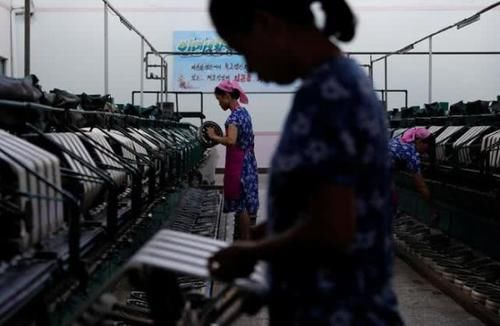  #实况#朝鲜国营单位工人，车间上班实况