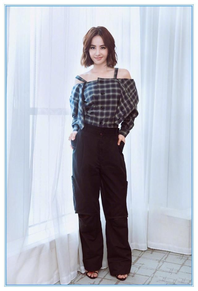 166李沁穿阔腿裤竟输156蔡依林？终于知道身高和比例哪个更重要了