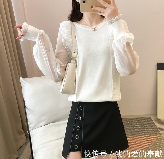  女人■春天穿针织衫，怎么才能不显肚子大？爱美女人看过来，几招就搞定