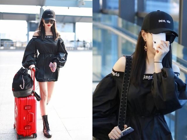 本以为沈梦辰穿星星群够美了，直到她穿上黑裙，简直惊艳!