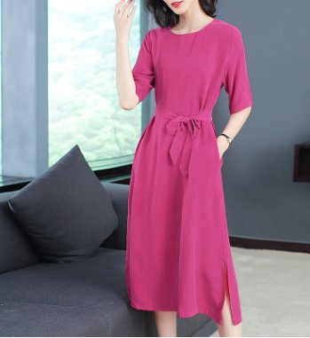 第一次见这么时尚的连衣裙，老婆买了好几件，高兴坏了