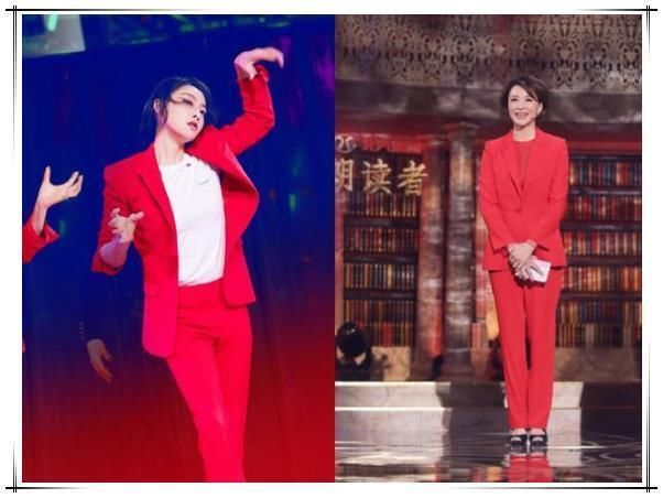 31岁宋茜撞上44岁董卿，网友:终于知道漂亮和气质的差距有多大了