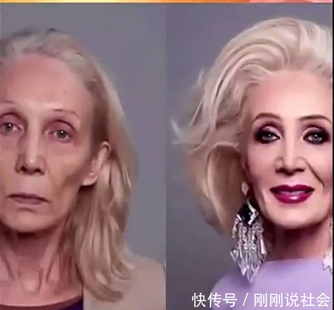 80岁的老奶奶化了个妆，我吓得赶紧让网红脸的女友卸下妆！