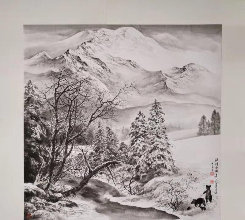  「建国」建国70周年重点推荐艺术家刘国志国画作品欣赏