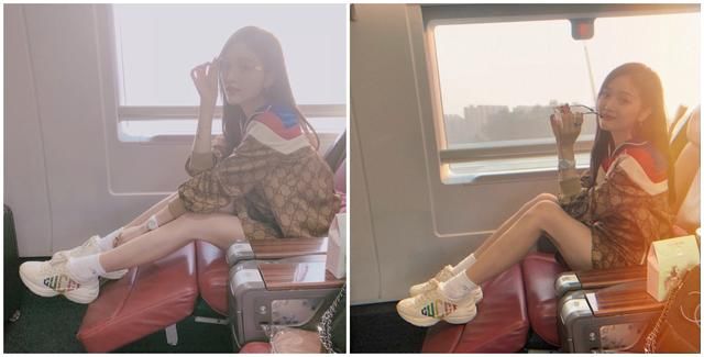 吴宣仪不是“腿精”是“袜子精”，40几块一样能穿出1600的感觉