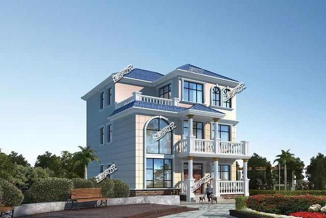  #排队#3款占地120平的别墅，30多万建，村里人都排队上门找你要图纸