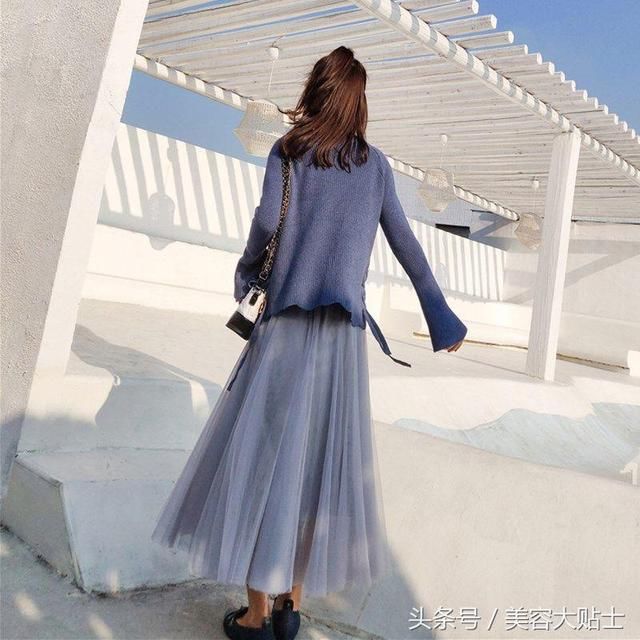 谁说秋季就一定穿长裤?穿网纱裙美出新高度!仙美无敌