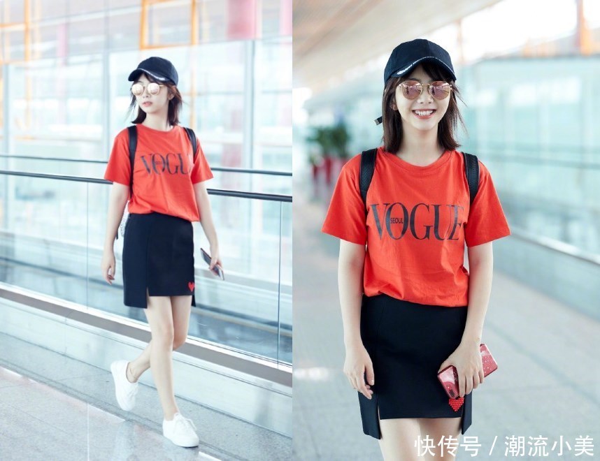 谭松韵身穿白T配牛仔，竟被说“肥”网友：你告诉我哪里肥了？