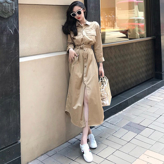 入秋了还想穿裙子怎么办?瞧下图这新款秋裙，穿上连侧影都美的慌