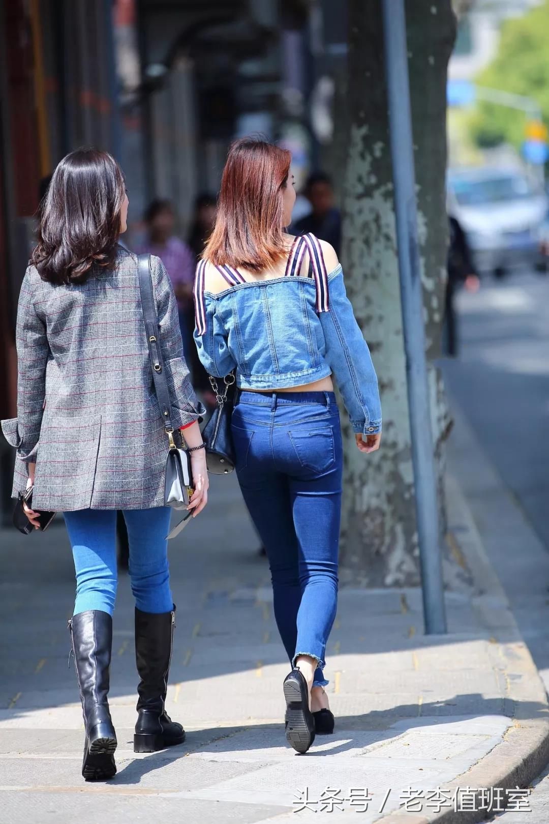 街拍:婀娜小蛮珠圆玉润的窈窕气质性感美女