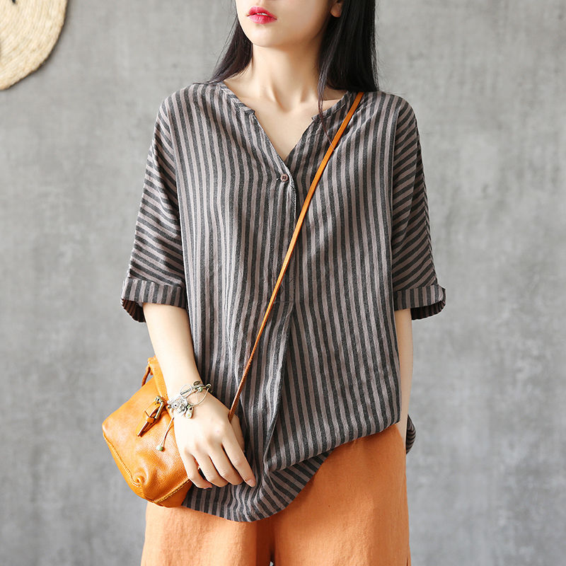 谁说丰满女人不好看?聪明女人都穿“苎麻衫”，显瘦显嫩洋气十足