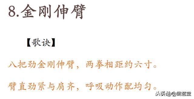 洪门12式易筋经！日行2次，月余可见神效！简单易学的增力练气法
