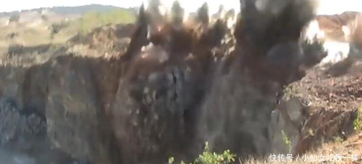 世界第一爆！仅用0.6秒就削平一座山头，美日中国太疯狂了