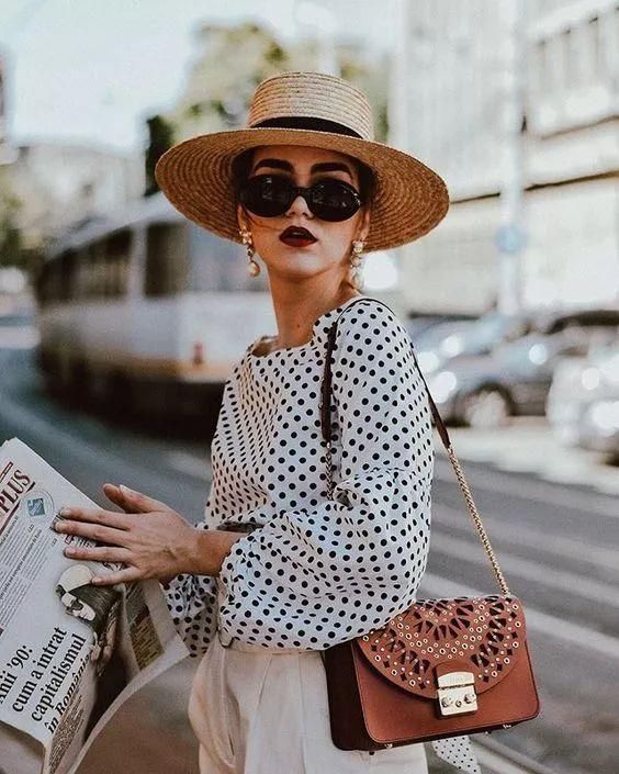 时髦博主INS刷火了波点，但亚洲人怎么穿才不土?