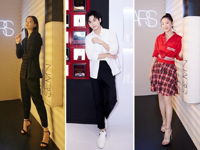 张涵予这波操作太厉害，墨镜黑衣造型参加彩妆活动，还有点反差萌