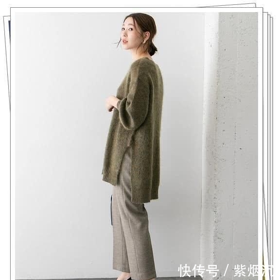 『柔软触感』15种“马海毛”针织衫日系造型,不容错过的冬季时髦搭配