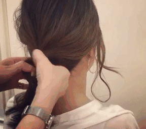 30秒get马思纯baby热巴同款夏日清凉扎发