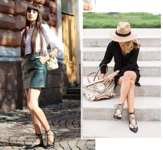 尖头平底鞋的舒适与优雅并存，高跟鞋的确不懂