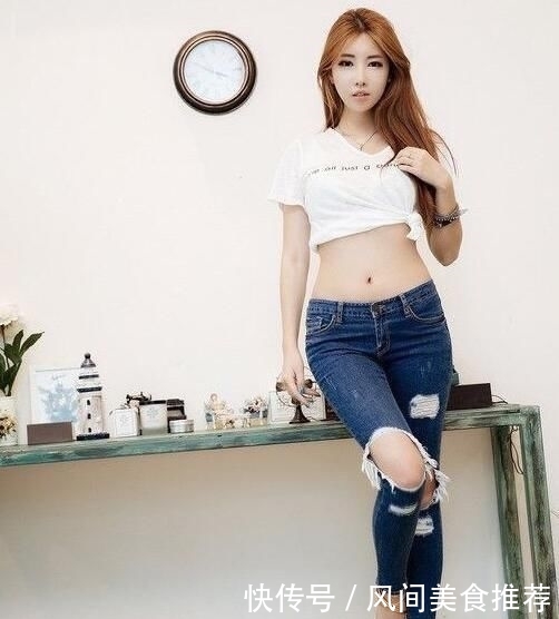 舒适■时髦个性的牛仔裤美女,优雅迷人有气质!
