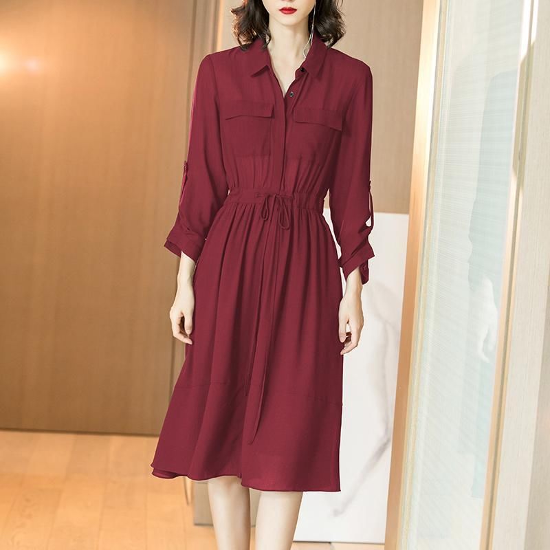 老婆以前不会打扮，发工资给她买了这欧货裙，没被人看出她48岁