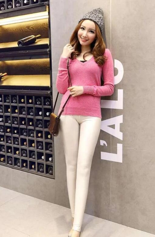 紧身裤洋气漂亮彰显性感迷人身姿，收腰显瘦尽显潮范十足！