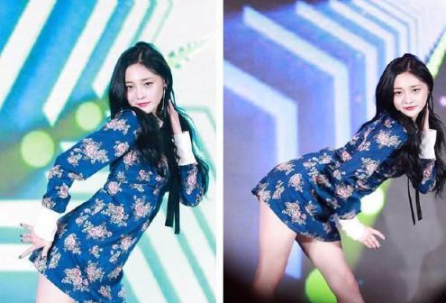 21岁的关晓彤和20岁的周洁琼同穿短裙, 终于见识到亚洲第一美腿