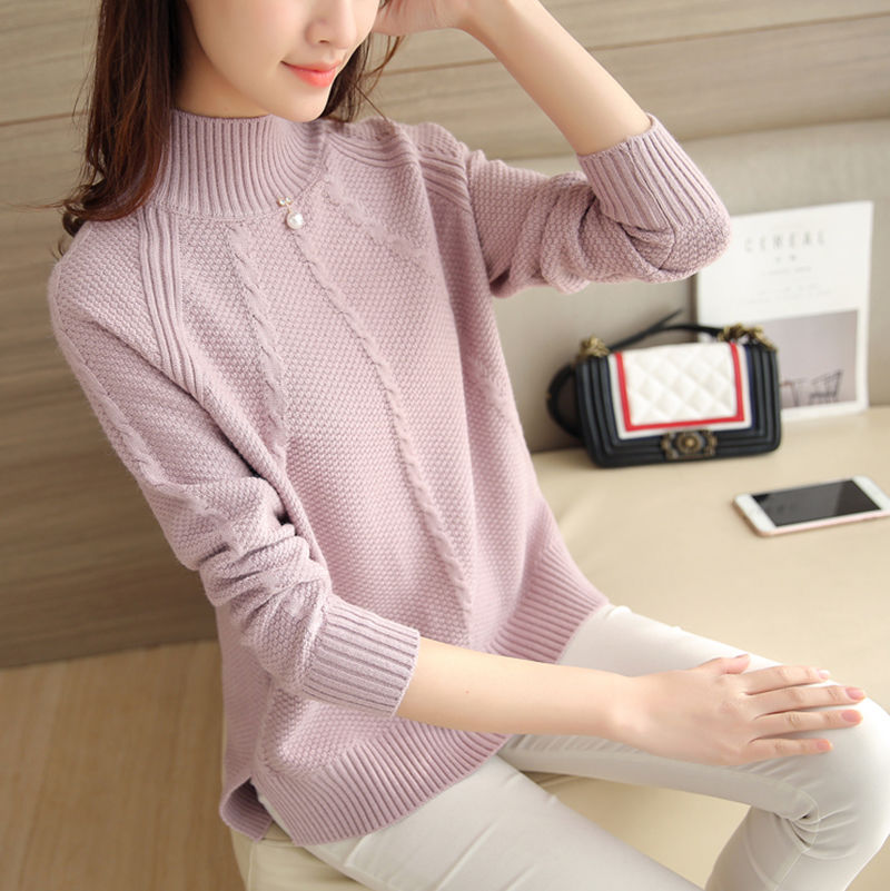 现在穿棉衣还太早，减龄洋气的针织衫，遮住拜拜肉，确实美