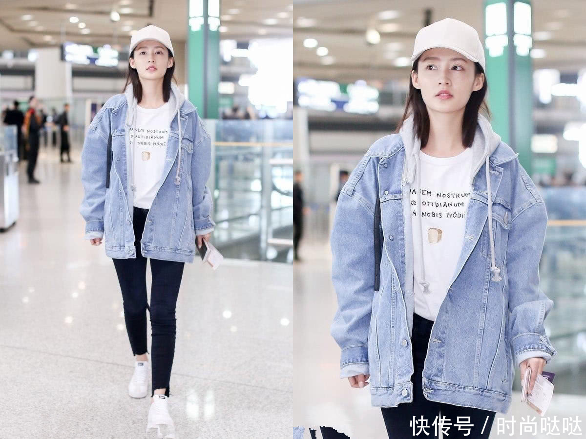 李沁胆真大！这么大胆的短裤也敢穿出街，网友：白给我都不敢穿！